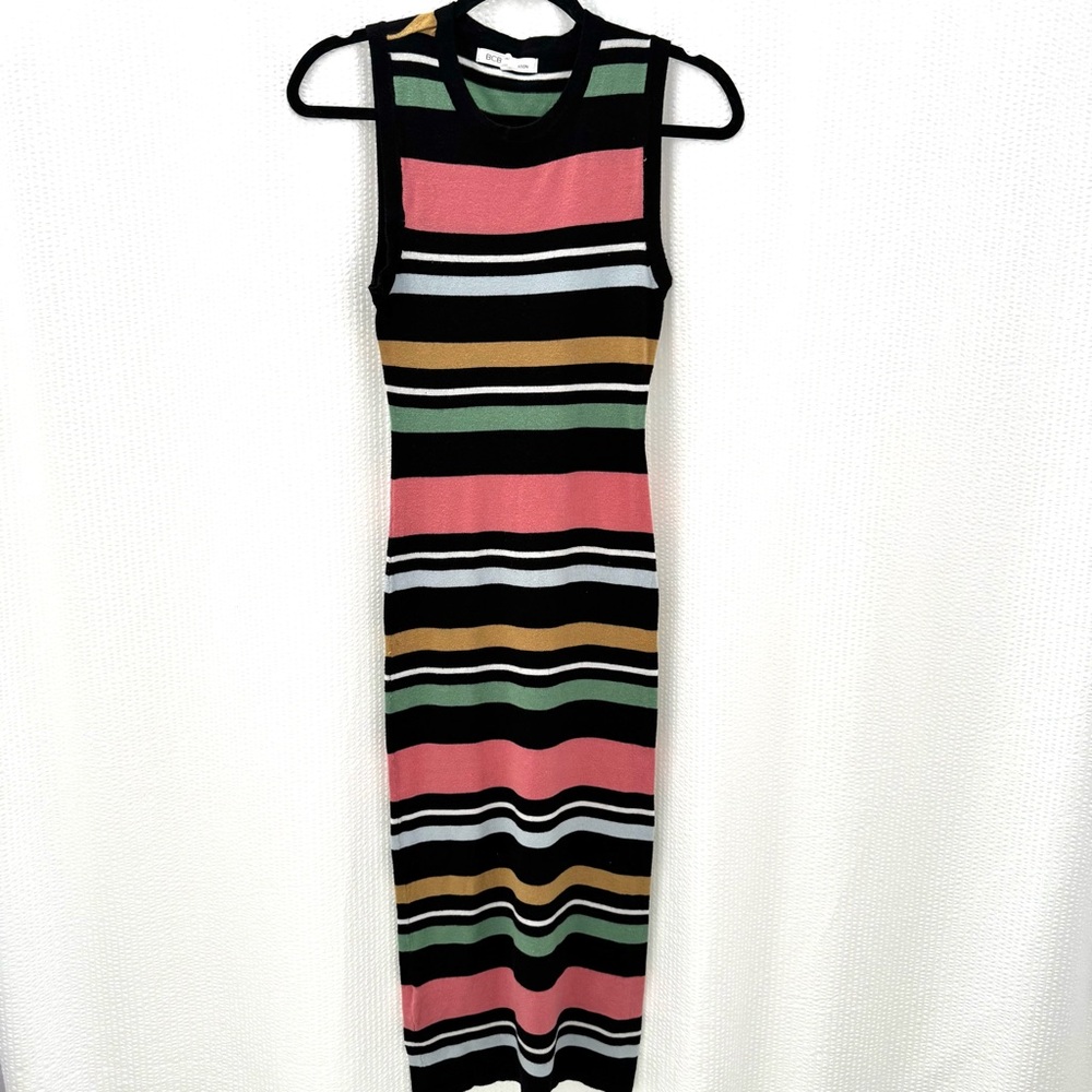 BCBGeneration Stripe Maxi Dress Size XXS